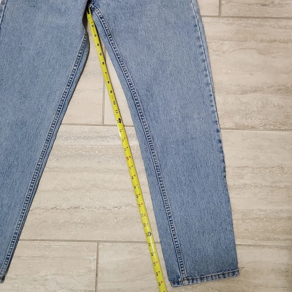 Vintage Guess by Marciano USA Acid Wash Mom Jeans High Rise Tapered Leg 30 Long - Picture 4 of 14